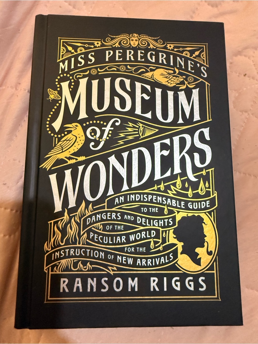 Miss Peregrine's Museum of Wonders Hardcover Book - Black & Gold -